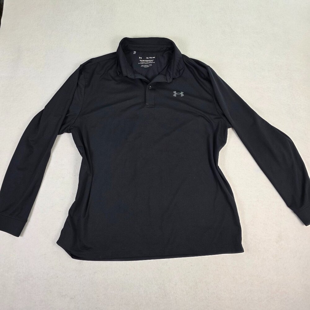 Under Armour XL Blue‎ Long Sleeve Performance Polo